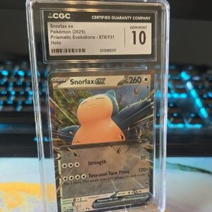 Snorlax EX Pokémon Card - Holo